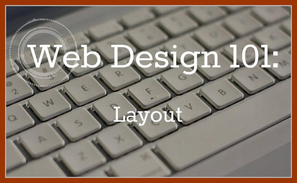 layout of your website