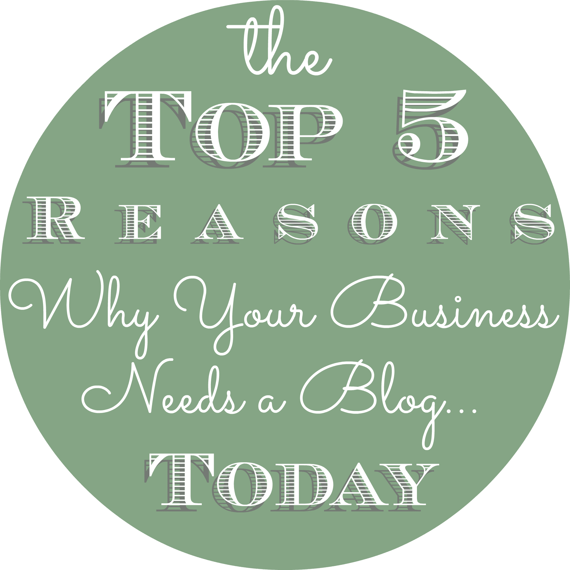 The Top 5 Reasons Why Your Business Needs a Blog...Today #iwantclarity