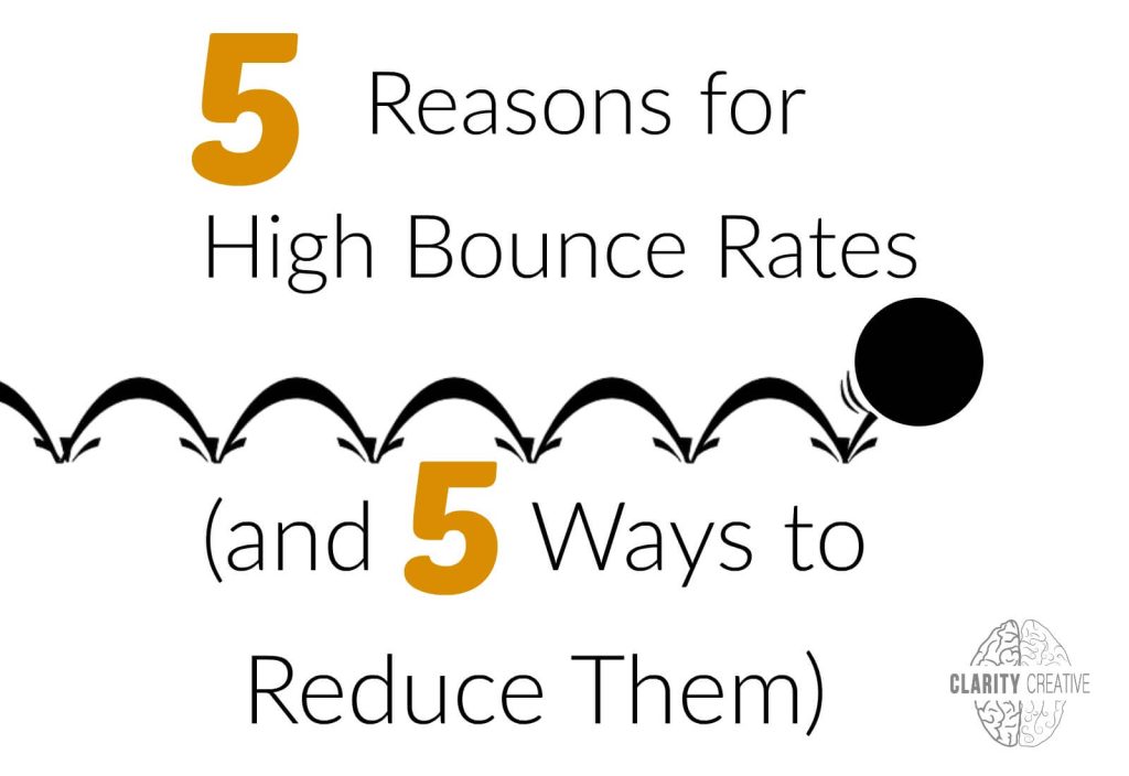 reasons and solutions for high bounce rates