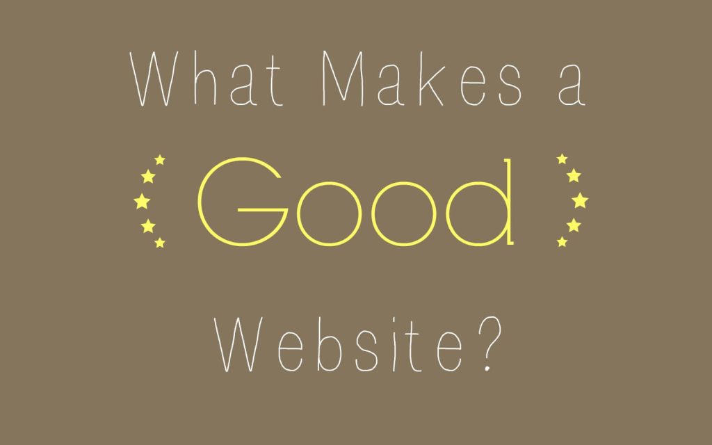 What makes a good website? Analyzing the results!